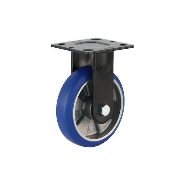 Foot Master Plate Caster,Rigid,Polyurethane,190mm H PME-150-ARF-MUD