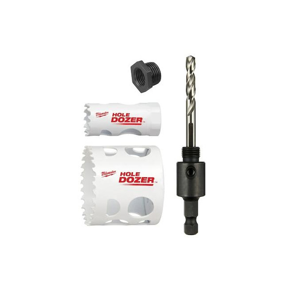 Milwaukee Tool HOLE DOZER Door Lock Hole Saw Kit 49-22-4063