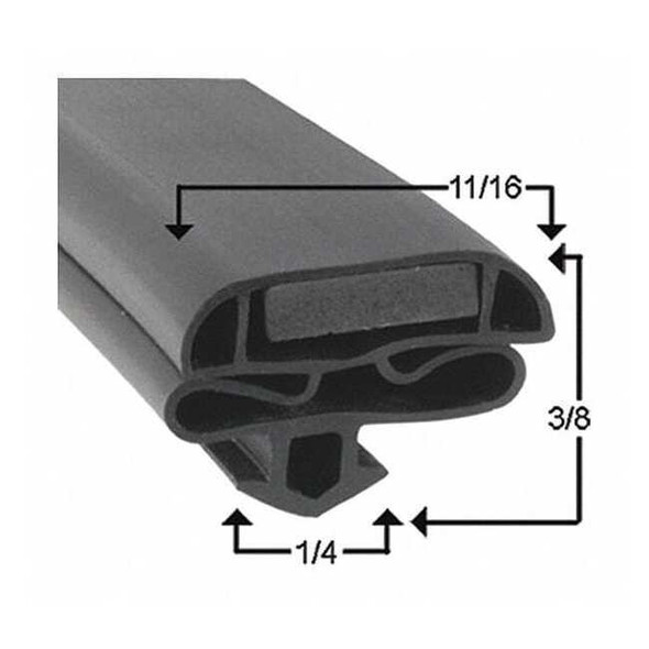 Anthony Door Gasket, 72-7/8 in H, 28-7/8 in W 02-14799-0001