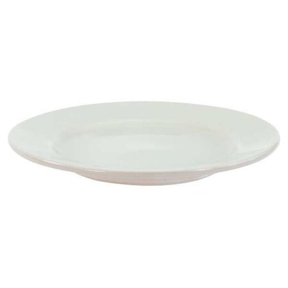 Crestware Plate,9" Dia,Alpine White,PK24 AL44 Crestware Plate,9" Dia,Alpine White,PK24 AL44