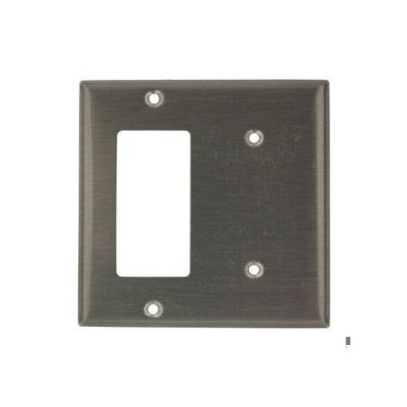 Leviton GFCI Wall Plate,4.5 in H S1426-N