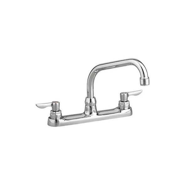American Standard Straight Kitchen Faucet, Manual, 8" Mount, 3 Hole 6408170.002