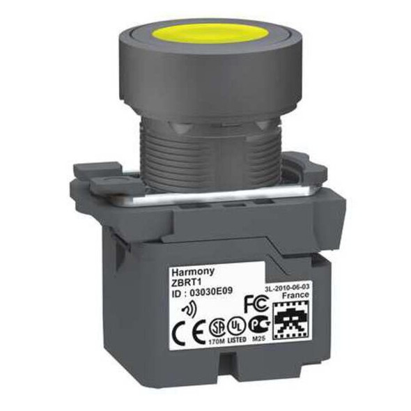 Schneider Electric WirelessPushButtonTransmitter,Ylw,22mm ZB5RTA5 Schneider Electric WirelessPushButtonTransmitter,Ylw,22mm ZB5RTA5