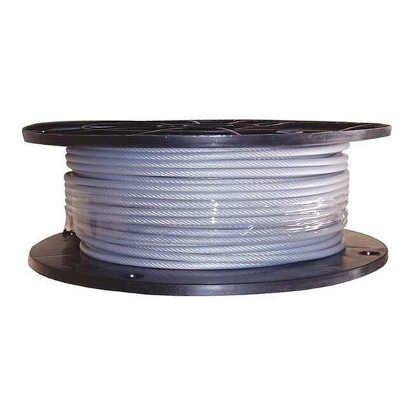 Manufacturer Varies Wire Rope,25 ft L,3/64 in dia.,54 lb Cap 33RG27