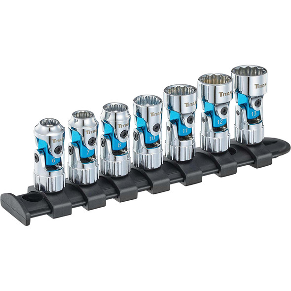 8 pc. 1/4 in. Drive MM Auto-Flex™ Universal Socket Set 66840 8 pc. 1/4 in. Drive MM Auto-Flex™ Universal Socket Set 66840