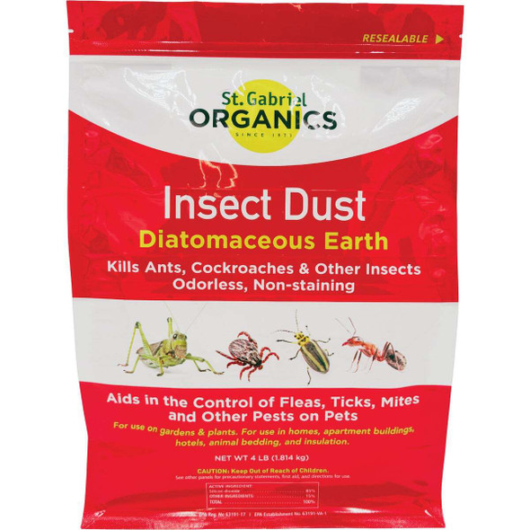 St. Gabriel Organics 4 Lb Diatomaceous Earth 50343-7