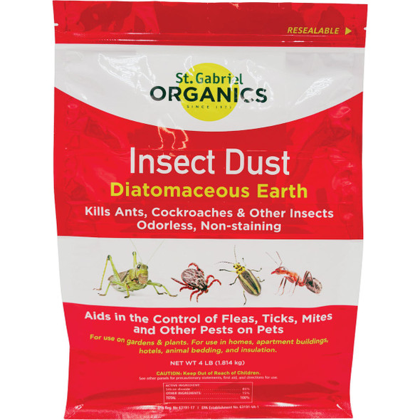St. Gabriel Organics 4 Lb Diatomaceous Earth 50343-7