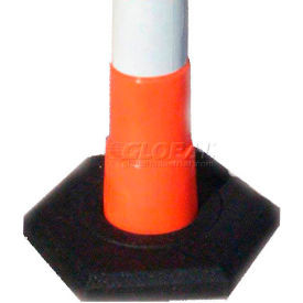 Plasticade Rubber Base 16 Lb For Navicade Delineator Post Base Only