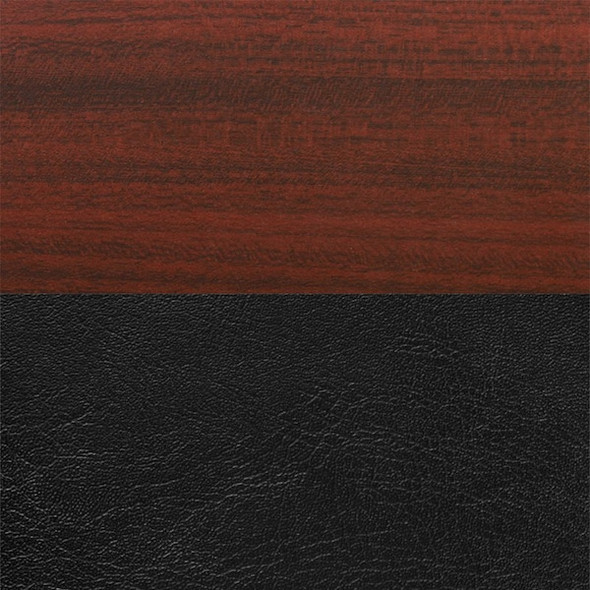 Round Tables > Breakroom Tables > Cain Round Table & Chair Sets, Wood|Metal|Vinyl Top, Mahogany