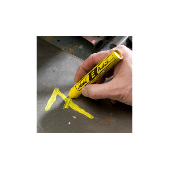 E Paintstik® Solid Paint Marker, 11/16 in dia x 4.734 in L, Yellow