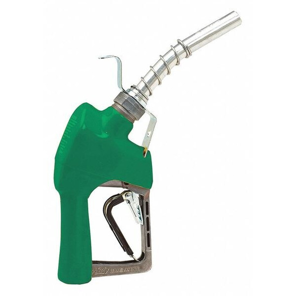 Husky FuelNozzle,Green,3/4in,NPT,7inAlumSpout 337003N-03