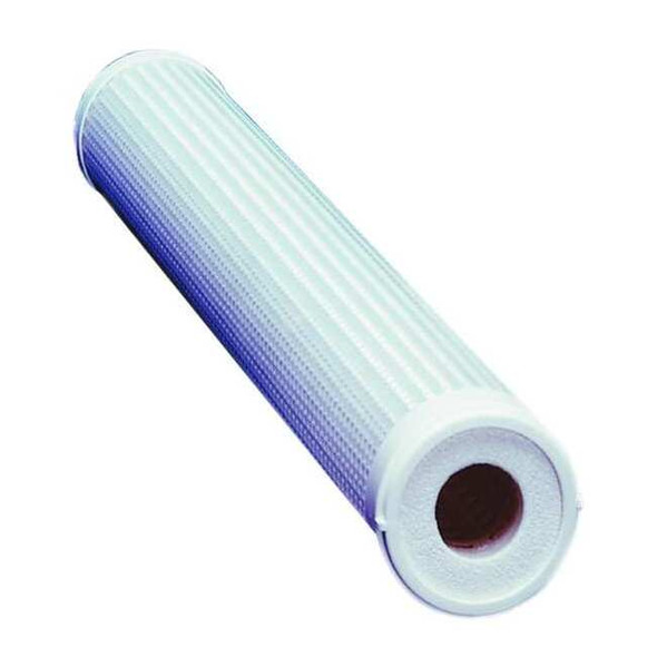 Pleated Filter Cartridge, 10 gpm, 5 Micron, 2-11/16" O.D., 10 in H