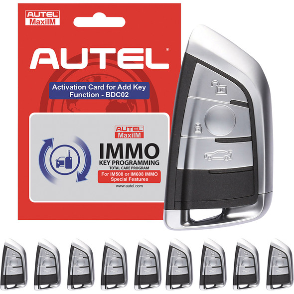 Software card and 3-button BMW-style IKEY Bundle for BMW G-Chassis vehicles IKEYBRAZ3T