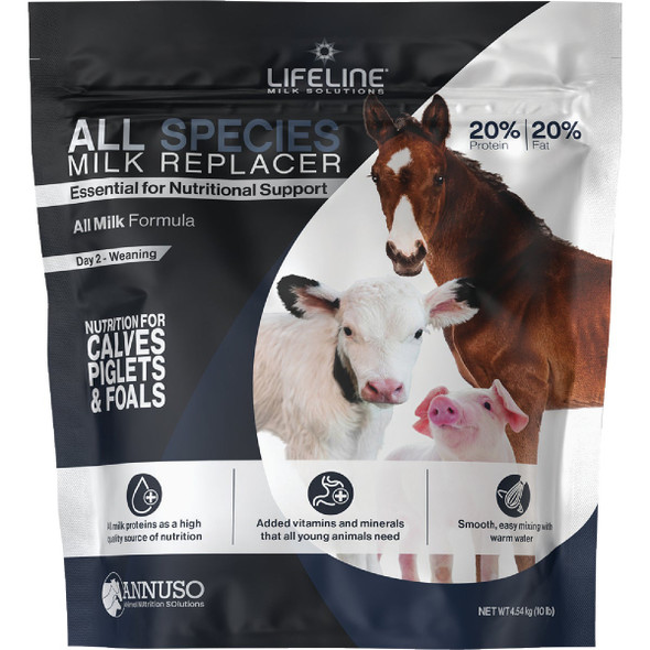 LifeLine 10 Lb. 20% Protein/20% Fat All Species Milk Replacer 49810