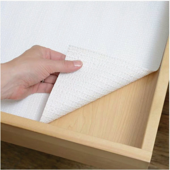 Con-Tact 18 In. x 8 Ft. White Grip Non-Adhesive Shelf Liner 08F-C8A52-04 613124
