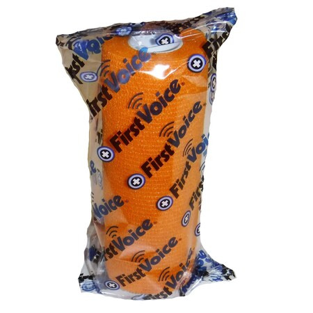 First Voice Self-Adhesive Bandage, 5" x 5yds (4-Pack), Orange TS-3192-4O