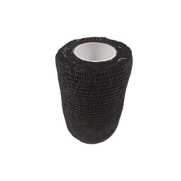 First Voice Self-Adhesive Bandage, 3" x 5yds (10-Pack), Black TS-3183-10B