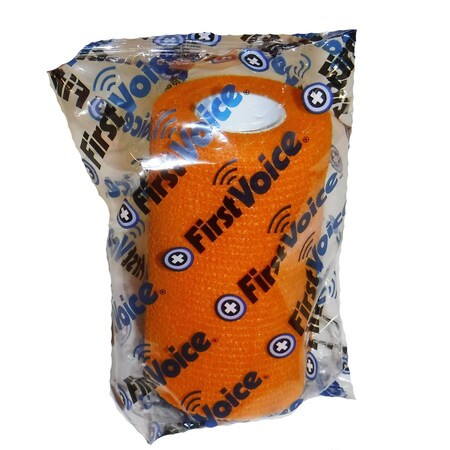 First Voice Self-Adhesive Bandage, 4" x 5yds (8-Pack), Orange TS-3190-8O