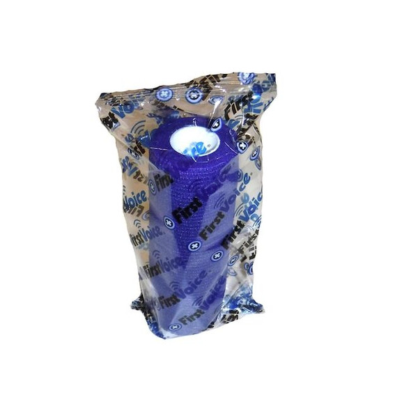 First Voice Self-Adhesive Bandage, 5" x 5yds (8-Pack), Dark Blue TS-3192-8DB