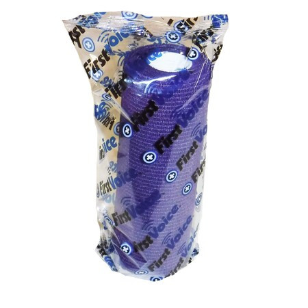 First Voice Self-Adhesive Bandage, 5" x 5yds (8-Pack), Purple TS-3192-8P