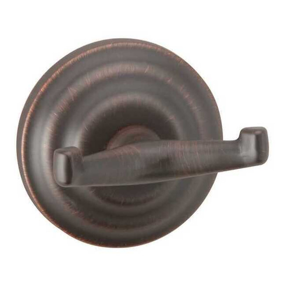Taymor Bathroom Hook,2 Hook,2-3/8In,Oil Rubbed 04-BRN6202