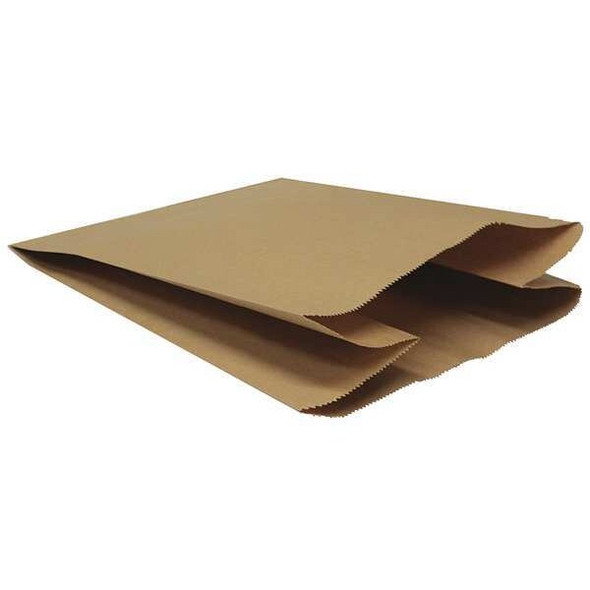 Sani-Liner 4 gal Trash Bags, 12 in x 14 in, Light-Duty, 0.19 mil, Brown SLWS1214