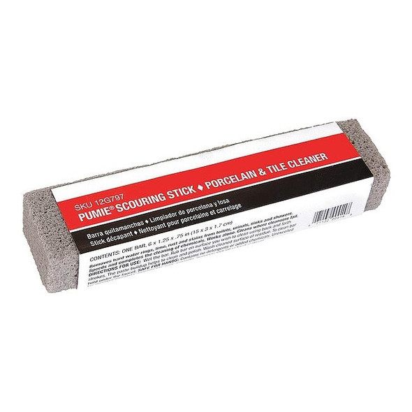 Tough Guy Cleaner Stick,5 3/4 in L,Gray 12G797