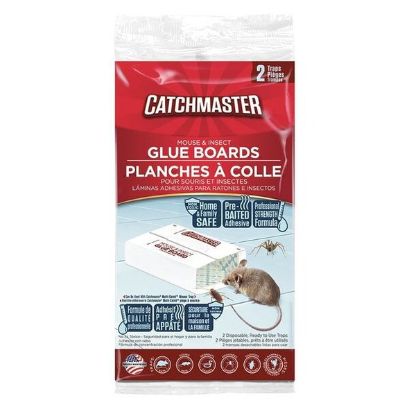 Catchmaster Glue Trap,8-1/2 In. L,5-1/4 In. W,PK2 36-72