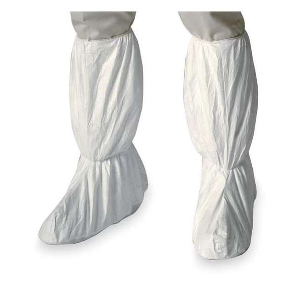Disposable Boot Covers, Tyvek(R) IsoClean(R), White, Slip Resistant Sole: Yes ,M