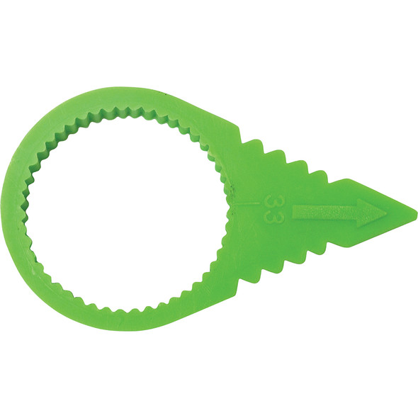 33MM Checkmate Hi Vis Green( 100/PK) 62400GR