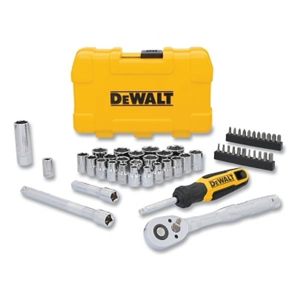 Mechanics Tools Set, 50-pc, 3/8 in Drive, 72 Tooth Ratchet