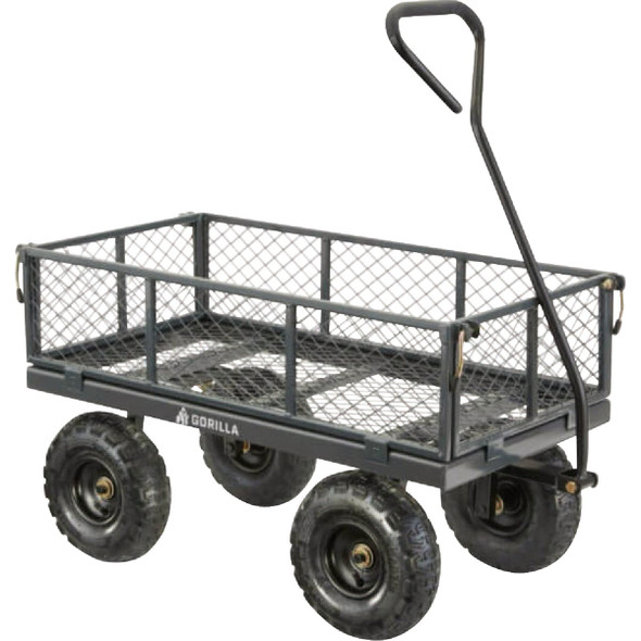 Gorilla Carts 3 Cu. Ft. 600 Lb. Steel Utility Garden Cart GOR610