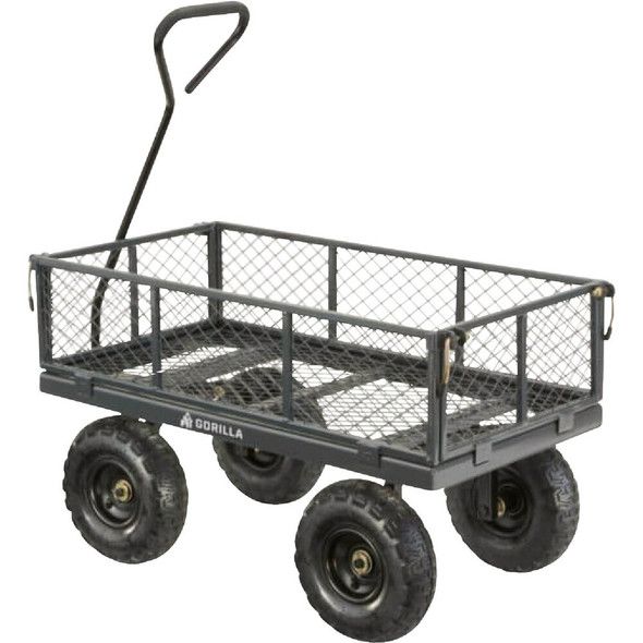 Gorilla Carts 3 Cu. Ft. 600 Lb. Steel Utility Garden Cart GOR610 715739