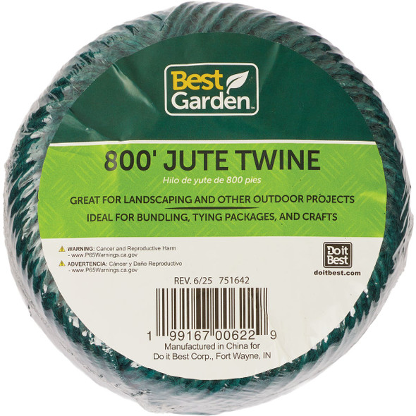Best Garden 800 Ft. Jute Tomato Twine Plant Tie GT007-751642