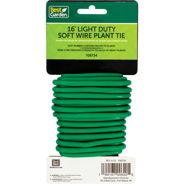 Best Garden 16 Ft. Light-Duty Garden Twist Plant Tie GT002-708734