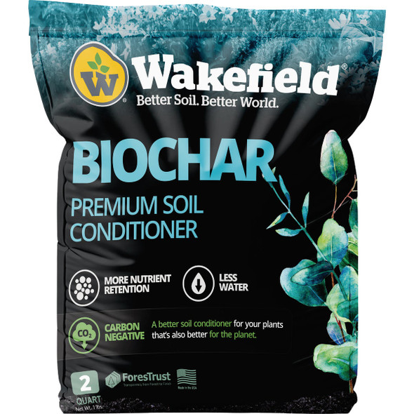 Wakefield Biochar 2 Qt. Premium Plant-Based Soil Conditioner 4205