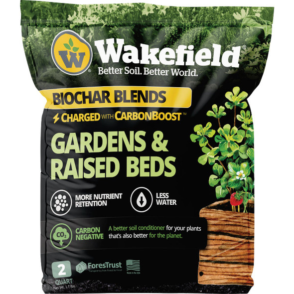 Wakefield Biochar 2 Qt. Garden & Raised Bed Soil Blend 4215
