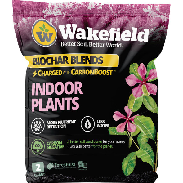 Wakefield Biochar 2 Qt. Indoor Plant Soil Mix 4225