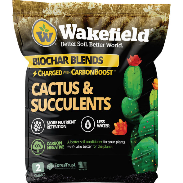 Wakefield Biochar 2 Qt. Cactus & Succulent Soil Mix 4230