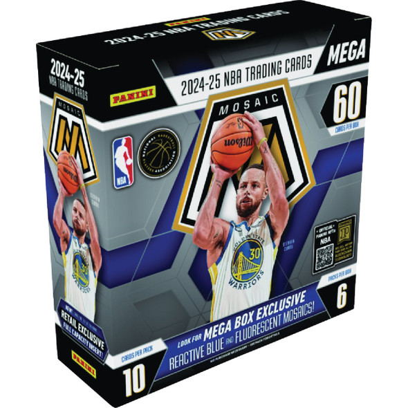 2024/25 Panini Mosaic Basketball Mega Box 2-18037-20 2024/25 Panini Mosaic Basketball Mega Box 2-18037-20