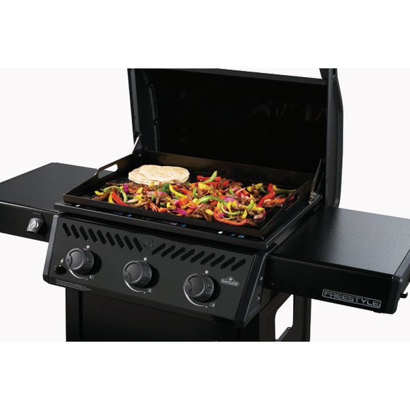 Napoleon Freestyle 24 In. 3-Burner Pre-Seasoned Non-Stick Natural Gas Griddle Napoleon Freestyle 24 In. 3-Burner Pre-Seasoned Non-Stick Natural Gas Griddle