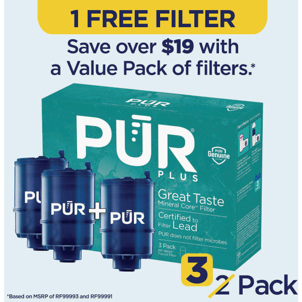 Pur Plus Faucet Filter (3-Pack) RF99993 Pur Plus Faucet Filter (3-Pack) RF99993
