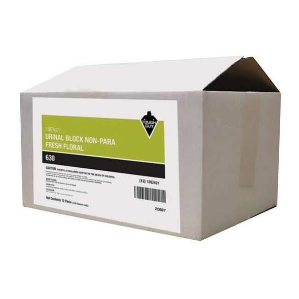 Tough Guy Urinal Cake, Non-Para, Fresh Floral, PK12 18E921