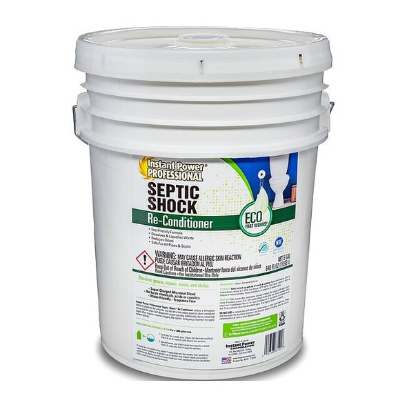 Instant Power Professional Septic Shock Reconditioner,5 gal.,Box 8819