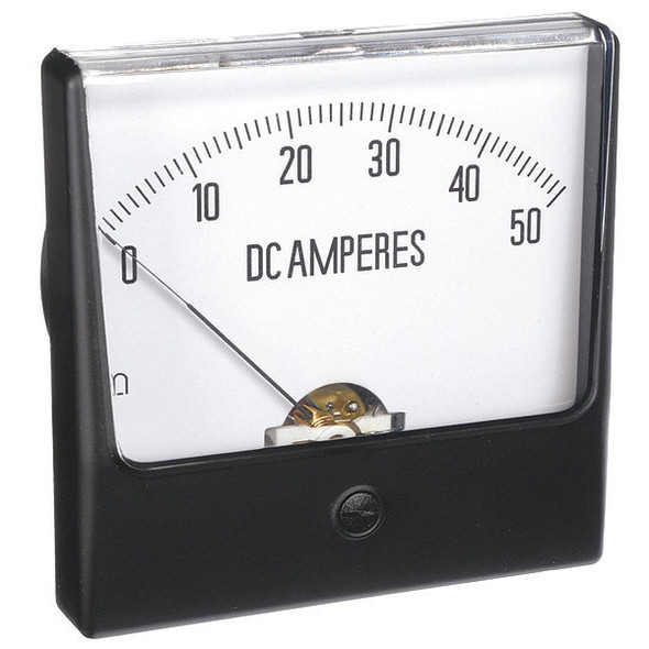 Manufacturer Varies Analog Panel Meter,AC Current,0-10 AC A 12G372