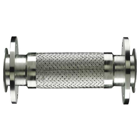 Hose Master 4" Dia x 18" L 316 SS Flexible Metal Hose GZ400FLXFL180