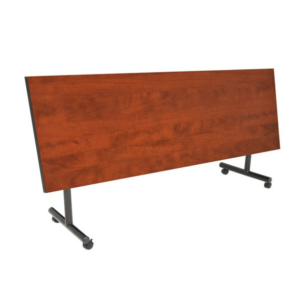 Kobe Rectangle FlipTop Table, 84" W, 29" H, Laminate Top, Cherry MKFTM8424CH47BY