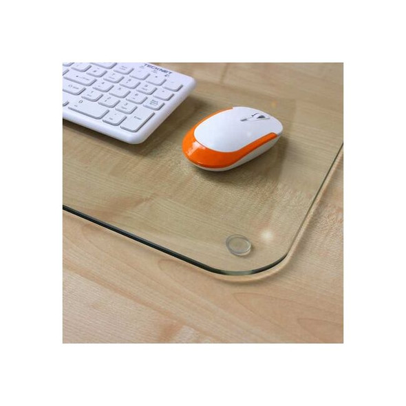 Floortex Desk Protector,36 in L,Clear FCDE2036G