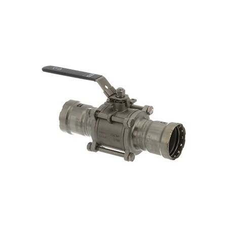 Viega Manual 2-Way Ball Valve,Press,316 SS 86525