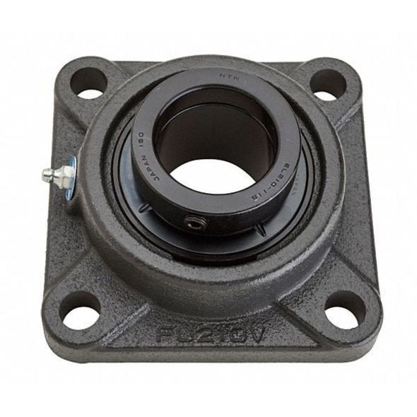 Ntn Flange Bearing, 4-Bolt, Ball, 15/16" Bore UELFU-15/16M